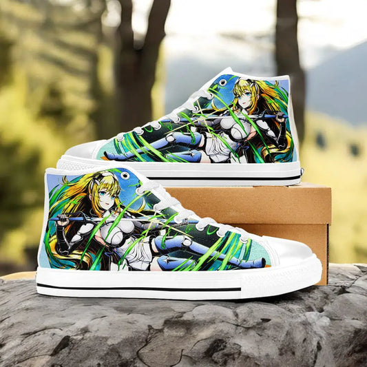 Ais Wallenstein DanMachi Custom High Top Sneakers Shoes