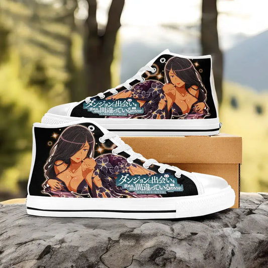 Aisha Belka DanMachi Custom High Top Sneakers Shoes