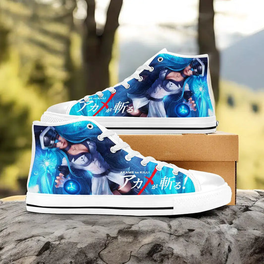Akame ga Kill Esdeath Custom High Top Sneakers Shoes