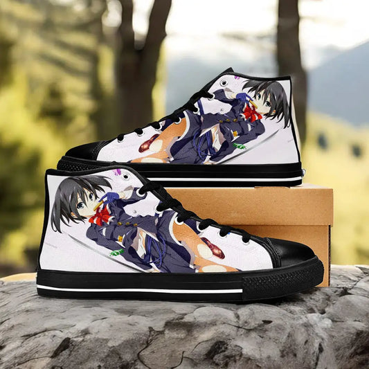 Akame ga Kill Kurome Custom High Top Sneakers Shoes