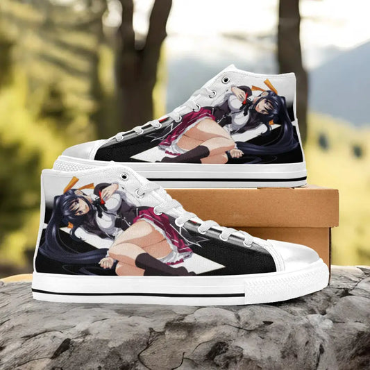Akeno Himejima High School DxD Custom High Top Sneakers Shoes