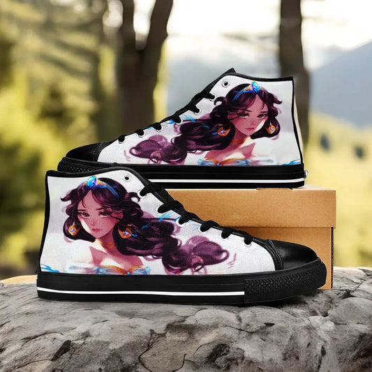 Aladdin Princess Jasmine Custom High Top Sneakers Shoes
