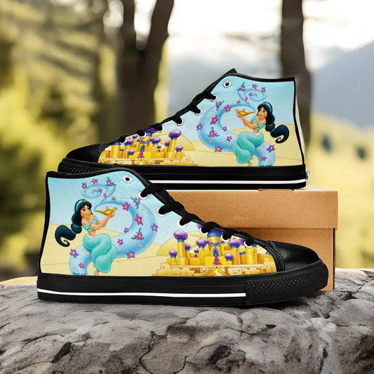 Aladdin Princess Jasmine Custom High Top Sneakers Shoes