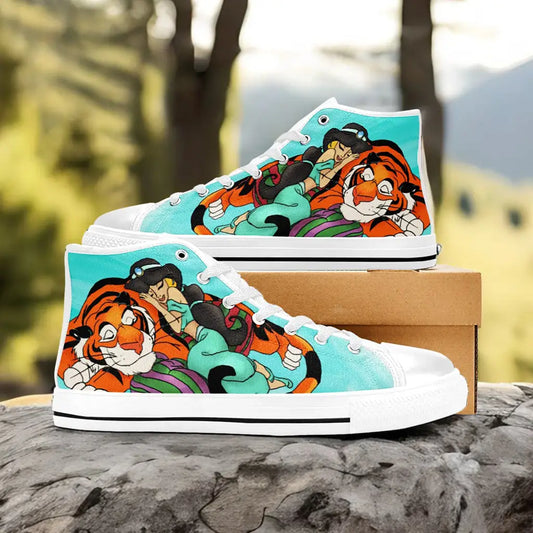 Aladdin Princess Jasmine Custom High Top Sneakers Shoes