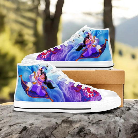 Aladdin Princess Jasmine Custom High Top Sneakers Shoes