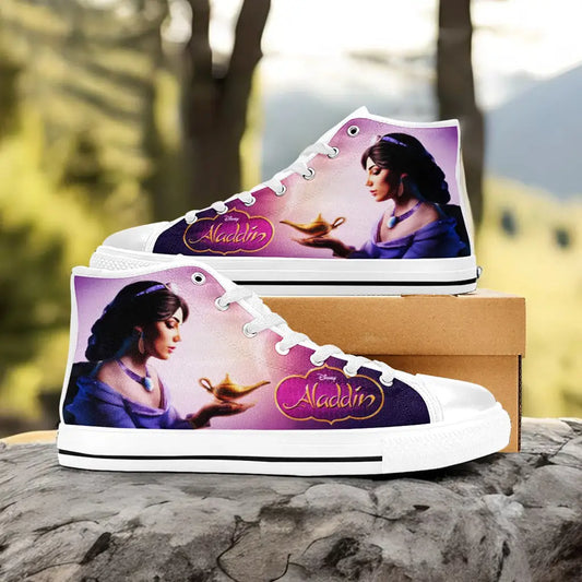 Aladdin Princess Jasmine Custom High Top Sneakers Shoes