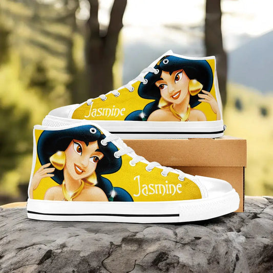 Aladdin Princess Jasmine Custom High Top Sneakers Shoes