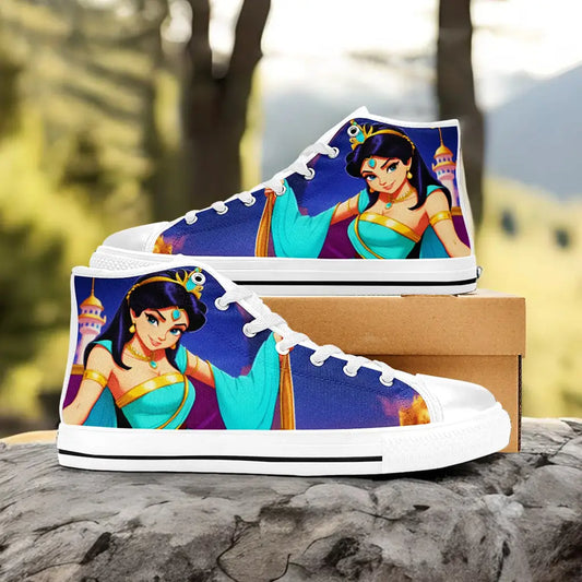 Aladdin Princess Jasmine Custom High Top Sneakers Shoes