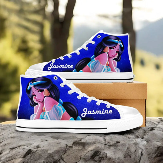 Aladdin Princess Jasmine Custom High Top Sneakers Shoes