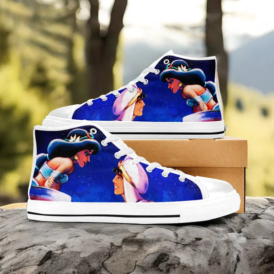Aladdin Princess Jasmine Custom High Top Sneakers Shoes