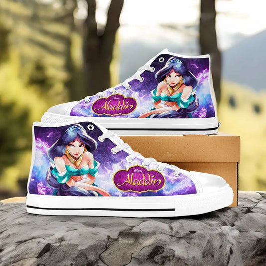 Aladdin Princess Jasmine Custom High Top Sneakers Shoes