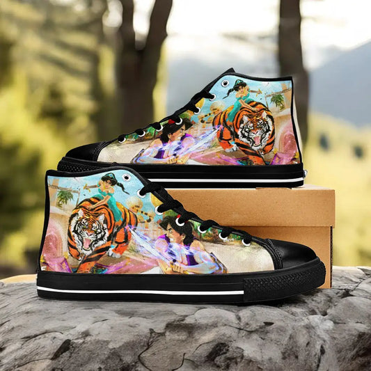 Aladdin Princess Jasmine Custom High Top Sneakers Shoes