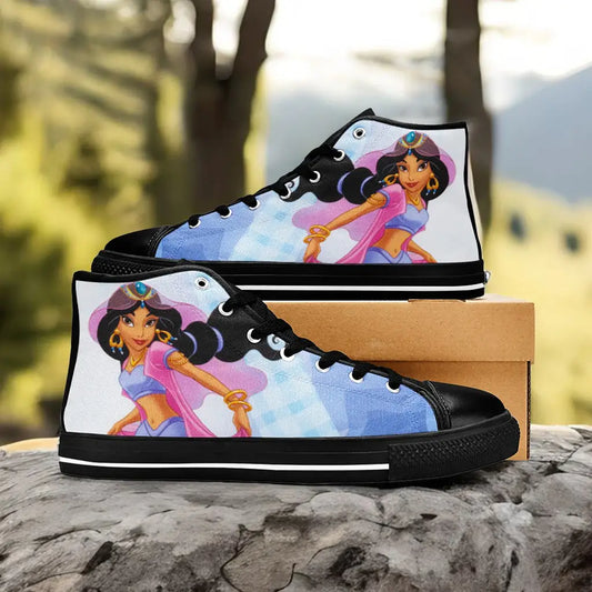 Aladdin Princess Jasmine Custom High Top Sneakers Shoes