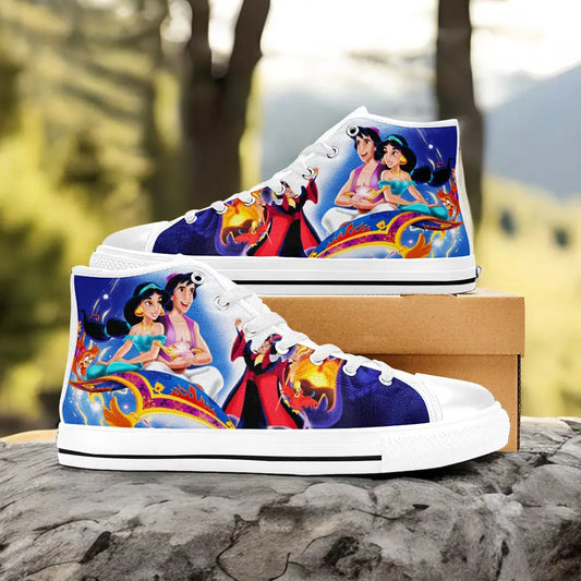 Aladdin Princess Jasmine Custom High Top Sneakers Shoes