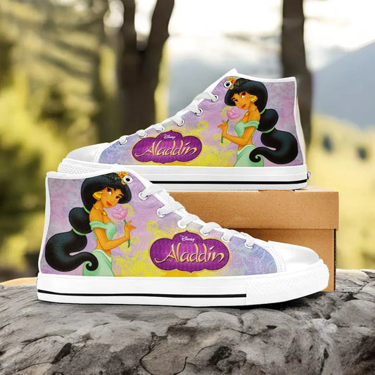 Aladdin Princess Jasmine Custom High Top Sneakers Shoes