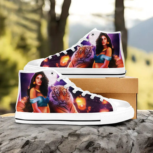 Aladdin Princess Jasmine Custom High Top Sneakers Shoes