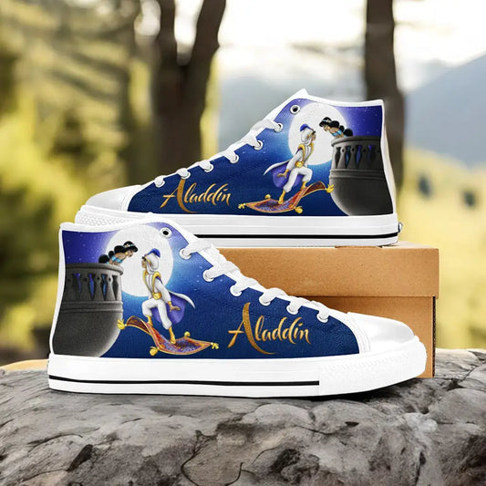 Aladdin Princess Jasmine Custom High Top Sneakers Shoes