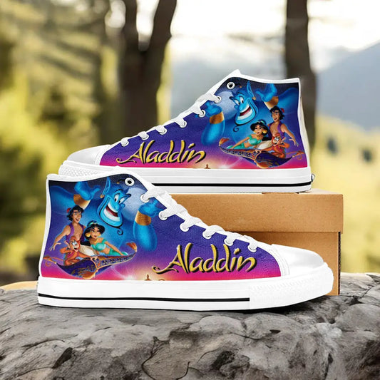 Aladdin Princess Jasmine Custom High Top Sneakers Shoes