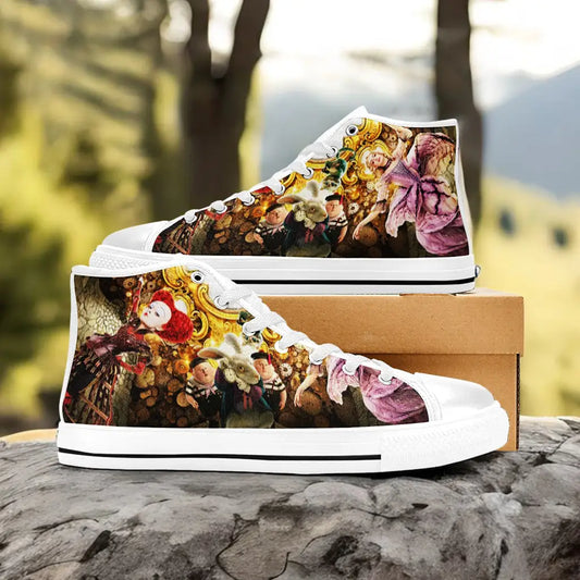 Alice in Wonderland Custom High Top Sneakers Shoes