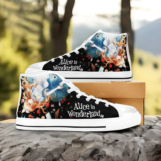 Alice in Wonderland Custom High Top Sneakers Shoes