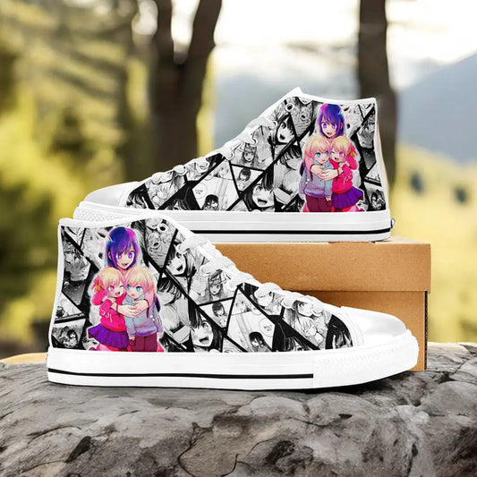 Aqua Ruby Ai Hoshino Oshi no Ko Custom High Top Sneakers Shoes