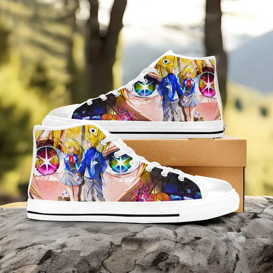 Aqua Ruby Hoshino Oshi no Ko Custom High Top Sneakers Shoes