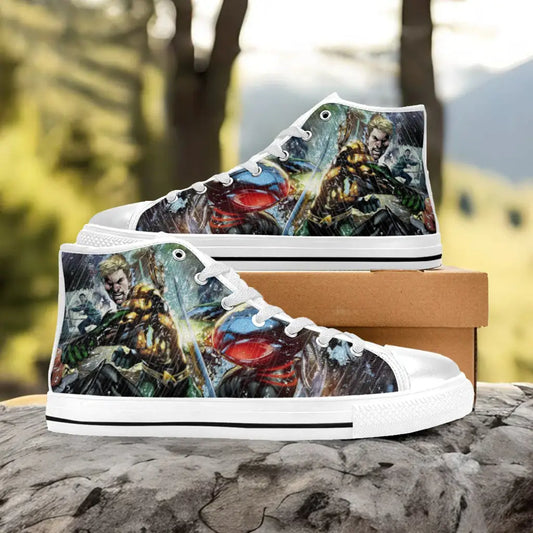 Aquaman Justice League Custom High Top Sneakers Shoes