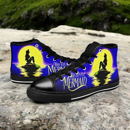 Ariel The Little Mermaid Custom High Top Sneakers Shoes
