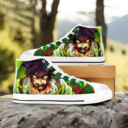 Attack on Titan Eren Yeager Custom High Top Sneakers Shoes