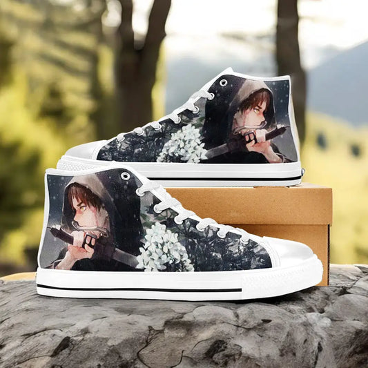 Attack on Titan Eren Yeager Custom High Top Sneakers Shoes