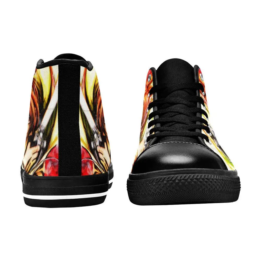 Attack on Titan Hange Zoe Custom High Top Sneakers Shoes