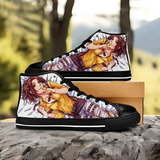 Attack on Titan Hange Zoe Custom High Top Sneakers Shoes
