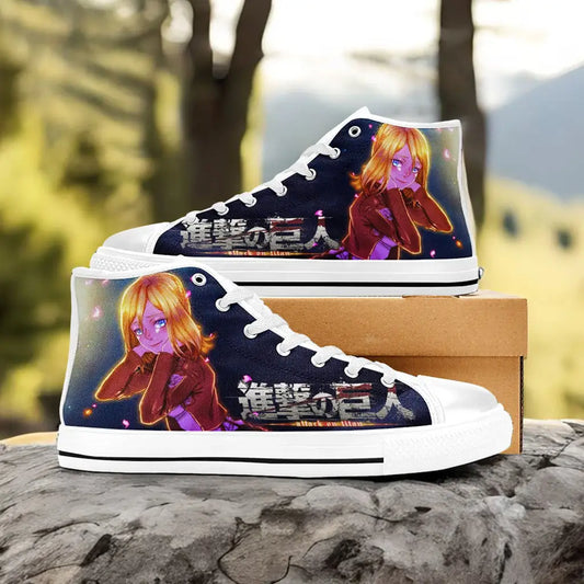 Attack on Titan Historia Reiss Custom High Top Sneakers Shoes