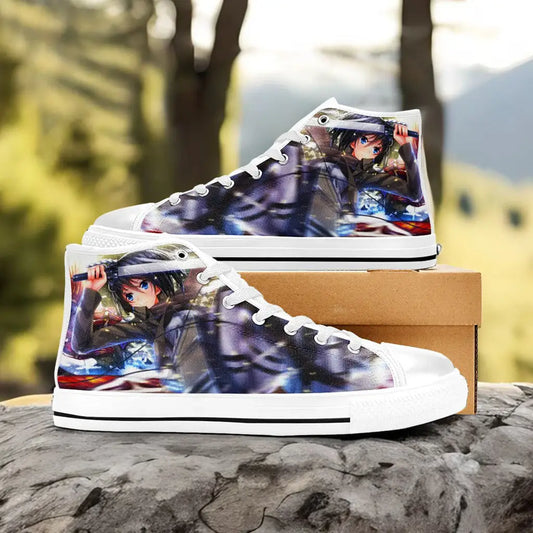 Attack on Titan Mikasa Ackerman Custom High Top Sneakers Shoes