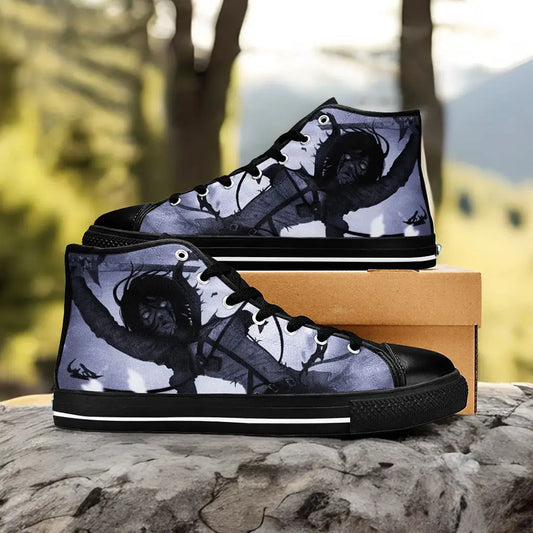 Attack on Titan Mikasa Ackerman Custom High Top Sneakers Shoes