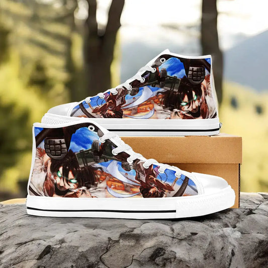 Attack on Titan Custom High Top Sneakers Shoes