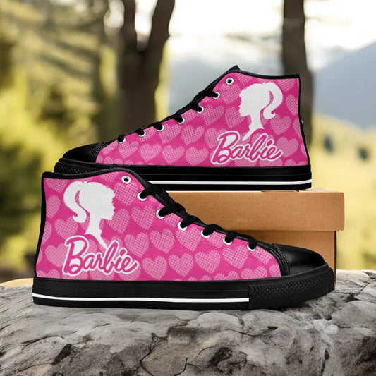 Barbie Custom High Top Sneakers Shoes