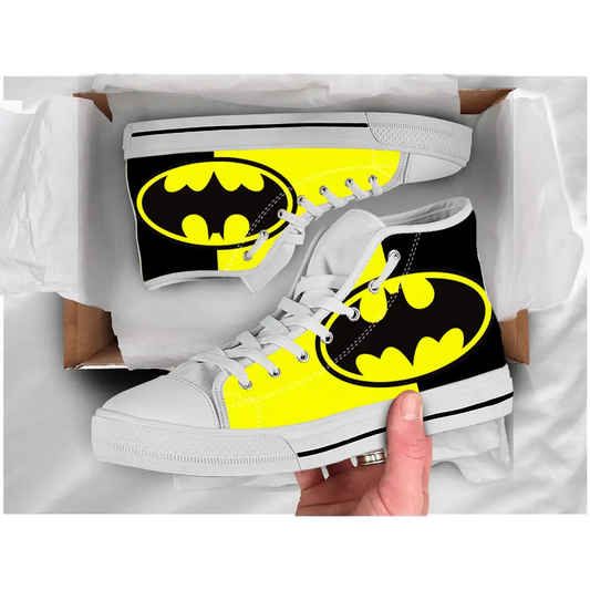 Batman Dark Knight Shoes High Top Sneakers