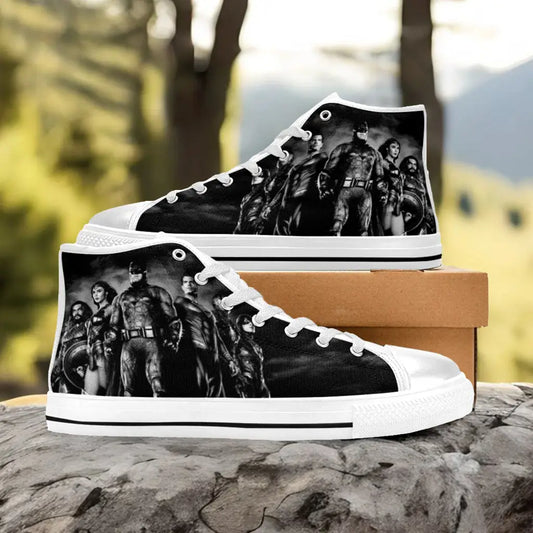 Batman Superman Flash Wonder Woman Aquaman Custom High Top Sneakers Shoes