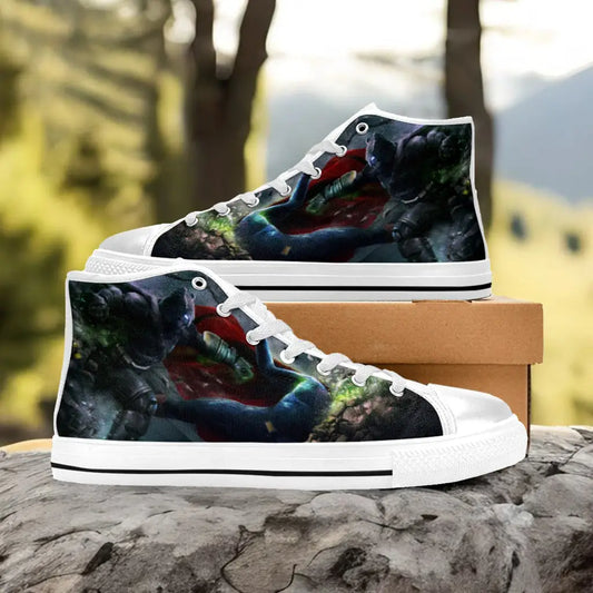 Batman v Superman Custom High Top Sneakers Shoes