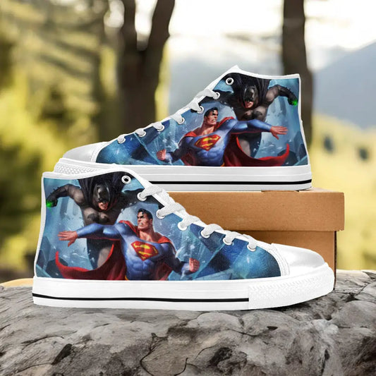 Batman v Superman Custom High Top Sneakers Shoes