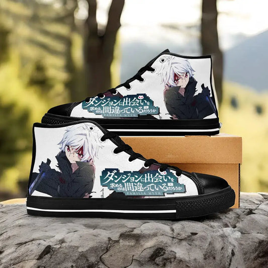 Bell Cranel DanMachi Custom High Top Sneakers Shoes
