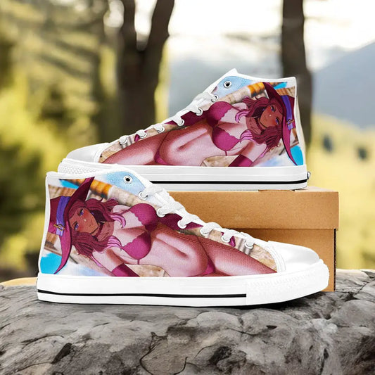 Black Clover Vanessa Enoteca Custom High Top Sneakers Shoes