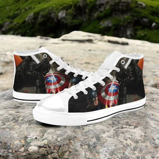 Black Panther Captain America Custom High Top Sneakers Shoes