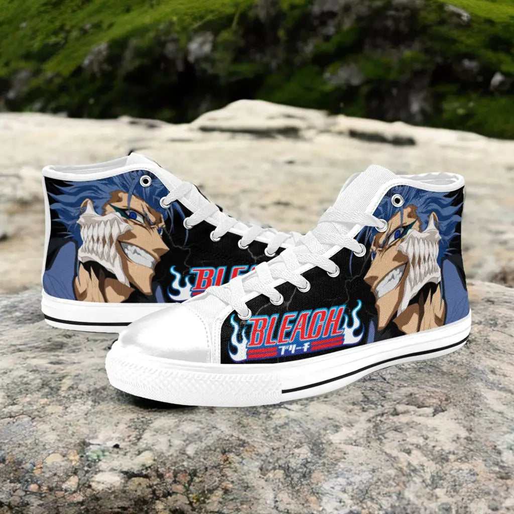 Bleach Espada Grimmjow Jaegerjaquez Custom High Top Sneakers Shoes