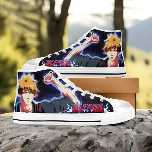 Bleach Ichigo Kurosaki Custom High Top Sneakers Shoes