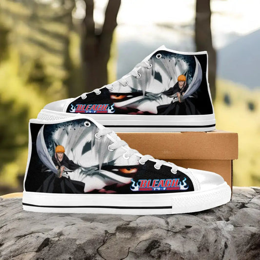 Bleach Kurosaki Ichigo Bankai Custom High Top Sneakers Shoes