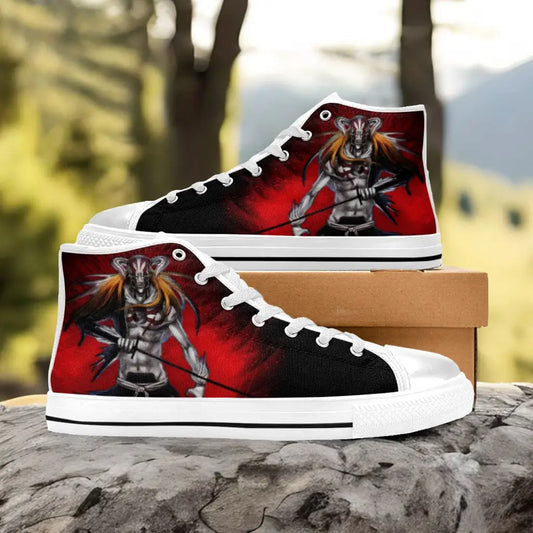 Bleach Kurosaki Ichigo Vasto Lorde Custom High Top Sneakers Shoes