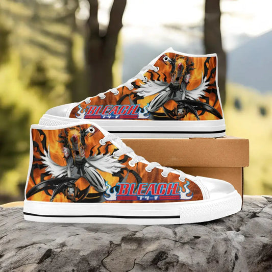 Bleach Kurosaki Ichigo Vasto Lorde Custom High Top Sneakers Shoes
