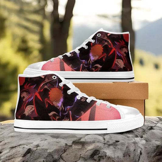 Bleach Renji Abarai Ichigo Kurosaki Custom High Top Sneakers Shoes